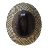 Failsworth Clansman Tweed Trilby Hat - Green Check (Made in UK)