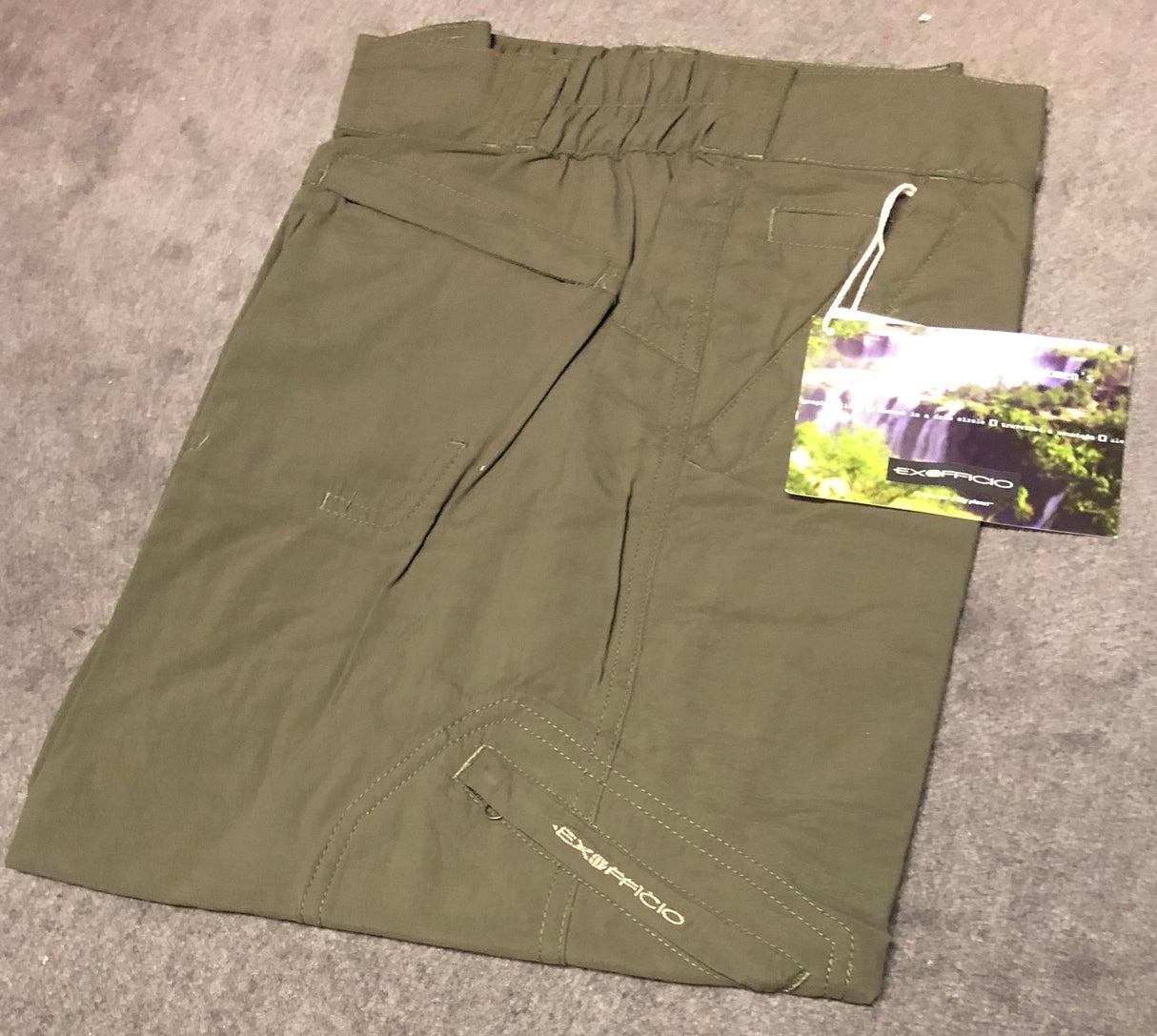 ExOfficio Womens Nomad Hiking & Trekking Pants - Wrinkle Resistant - Breen