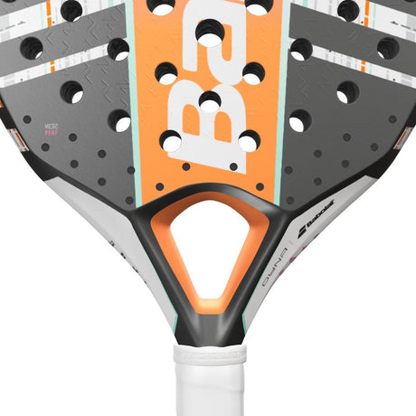 Babolat Dyna Energy Womens Padel Racquet 330g - Pink/Orange/White (Racket)