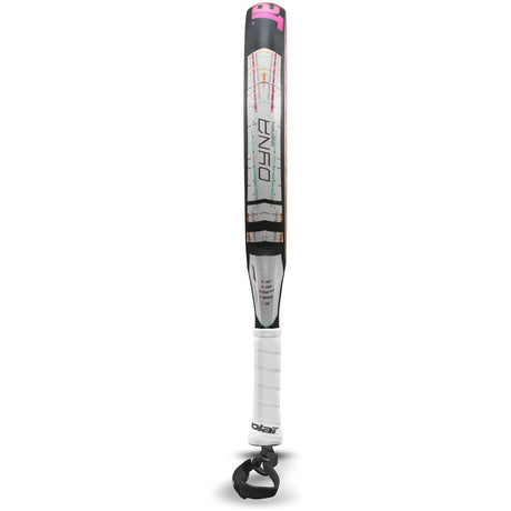 Babolat Dyna Energy Womens Padel Racquet 330g - Pink/Orange/White (Racket)