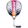 Babolat Dyna Energy Womens Padel Racquet Racket 330g in Pink/Orange/White