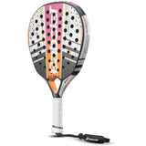 Babolat Dyna Energy Womens Padel Racquet Racket 330g in Pink/Orange/White
