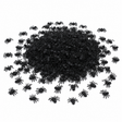 120x Mini Fake Spiders Bulk Pack - Trick/Prank Halloween Scary Arachnid Bug Toy (Party Gag)