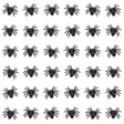 36x Mini Fake Spiders Pack - Trick/Prank Halloween Scary Arachnid Bug Toy (Party Gag)