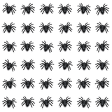 36x Mini Fake Spiders Pack - Trick/Prank Halloween Scary Arachnid Bug Toy (Party Gag)