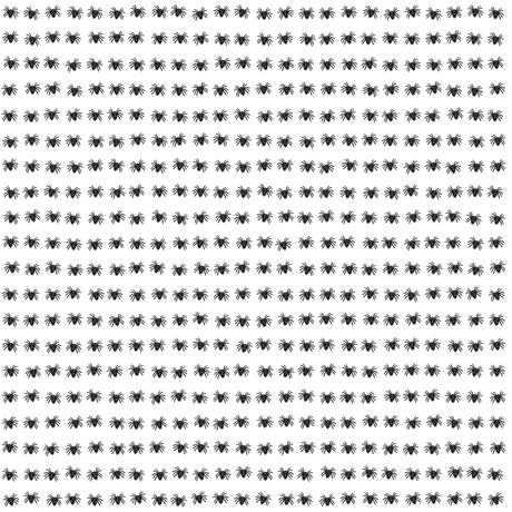 480x Mini Fake Spiders Bulk Pack - Trick/Prank Halloween Scary Arachnid Bug Toy (Party Gag)