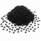 480x Mini Fake Spiders Bulk Pack - Trick/Prank Halloween Scary Arachnid Bug Toy (Party Gag)
