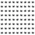 72x Mini Fake Spiders Pack - Trick/Prank Halloween Scary Arachnid Bug Toy (Party Gag)