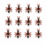 12x Mini Fake Ants Trick Toy - Halloween Prank Bug Set (Scary Gag)