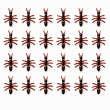 24x Mini Fake Ants Trick Toy - Halloween Prank Bug Set (Scary Gag)