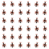 36x Mini Fake Ants Trick Toy Pack - Halloween Prank Bug Set (Scary Gag)