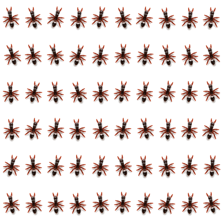 60x Mini Fake Ants Trick Toy Pack - Halloween Prank Bug Set (Scary Gag)