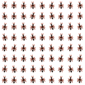72x Mini Fake Ants Trick Toy Pack - Halloween Prank Bug Set (Scary Gag)