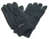 3M Thinsulate Grey Knitted Fleece Gloves - Thermal Winter Ski - S/M