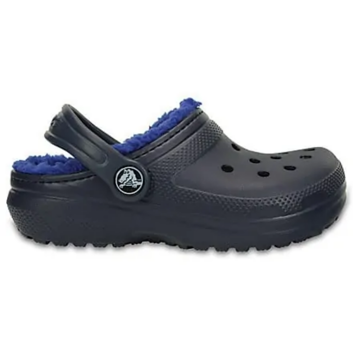 Crocs Kids Classic Lined Clog Warm Childrens Unisex - Navy Blue