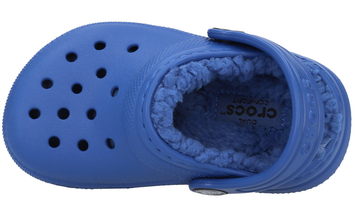 Crocs Kids Lined Clog Childrens Unisex Shoes - Blue Jean