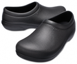 Crocs Mens On-The-Clock Work Clogs - Black (Slip-On Waterproof Shoes)