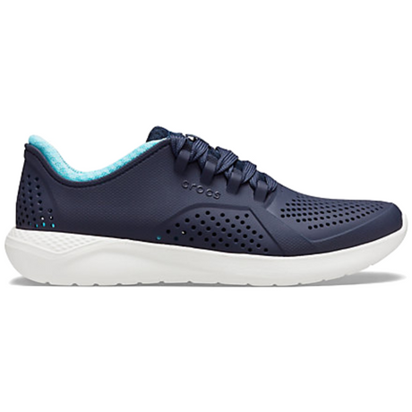 Crocs Women's LiteRide Pacer Ladies Sneakers Shoes - Navy/Ice Blue