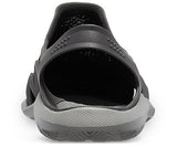 Crocs Swiftwater Mesh Wave Mens Clogs - Black/Slate Grey (Waterproof Sandals/Slides)