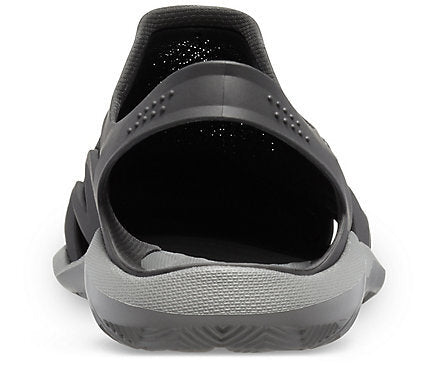 Crocs Swiftwater Mesh Wave Mens Clogs - Black/Slate Grey (Waterproof Sandals/Slides)