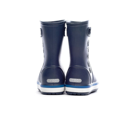 Crocs Kids Crocband Handle It Rain Gum Boots Girl Boy Waterproof Gumboots - Navy/Bright Cobalt
