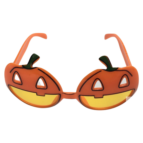 3x Pumpkin Sunglasses Pack - Halloween Costume/Fancy Dress Party