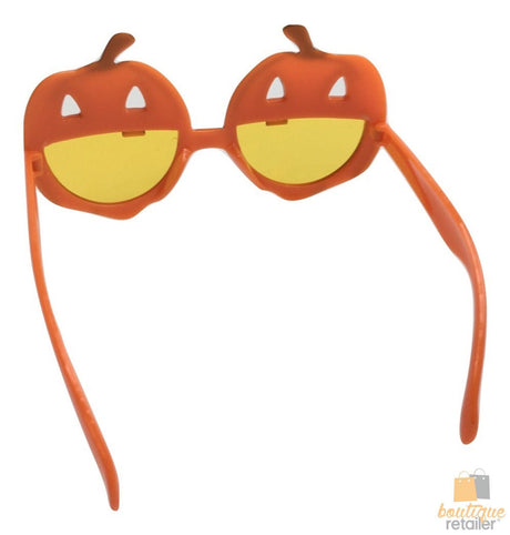 3x Pumpkin Sunglasses Pack - Halloween Costume/Fancy Dress Party