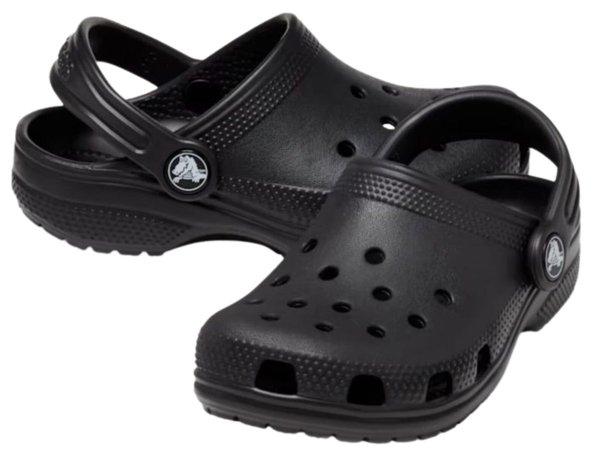 Crocs Kids Classic Clog Sandals Breathable Slippers Shoes in Black