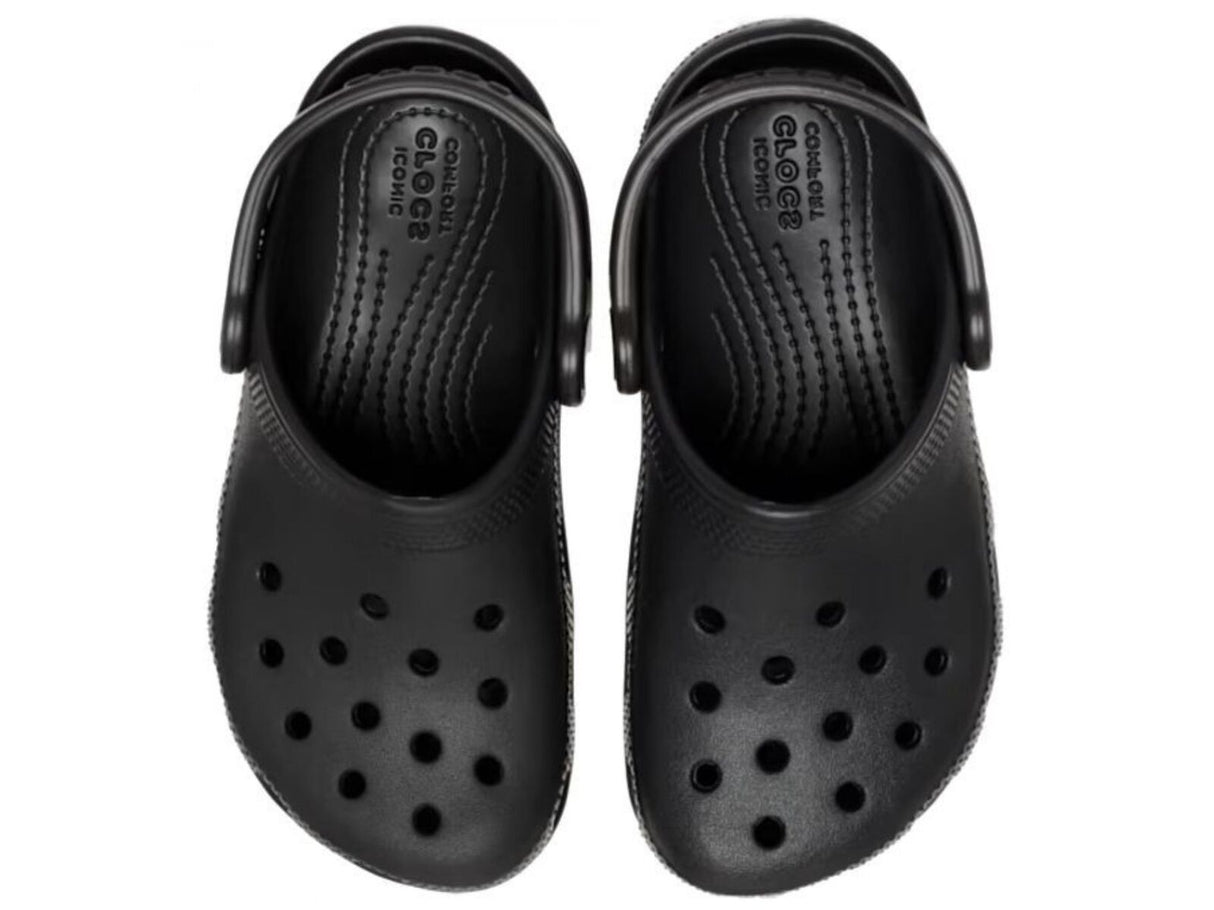 Crocs Kids Classic Clog Sandals Breathable Slippers Shoes in Black