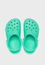 Crocs Kids Classic Clogs - Lagoon Green (Summer Childrens Shoes/Sandals/Slides)