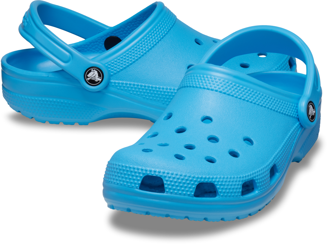 Crocs Kids Classic Clog Sandals Breathable Slippers Shoes in Venetian Blue