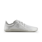Vivobarefoot Womens Primus Lite IV Barefoot Shoes - Mineral White (Lightweight Recycled Runners)