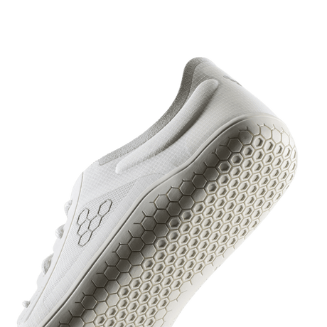 Vivobarefoot Womens Primus Lite IV Barefoot Shoes - Mineral White (Lightweight Recycled Runners)