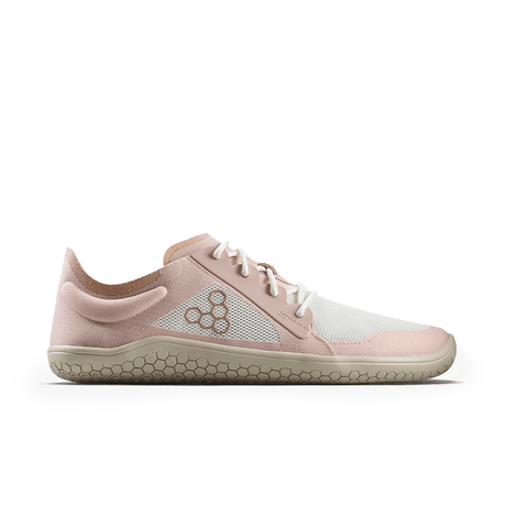 Vivobarefoot Womens Primus Lite IV Barefoot Shoes - Dusty Rose (Lightweight Recycled Runners)