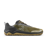 Vivobarefoot Womens Primus Trail Flow Barefoot Shoes - Dark Olive (Lightweight Recycled Runners)