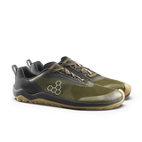 Vivobarefoot Womens Primus Trail Flow Barefoot Shoes - Dark Olive (Lightweight Recycled Runners)