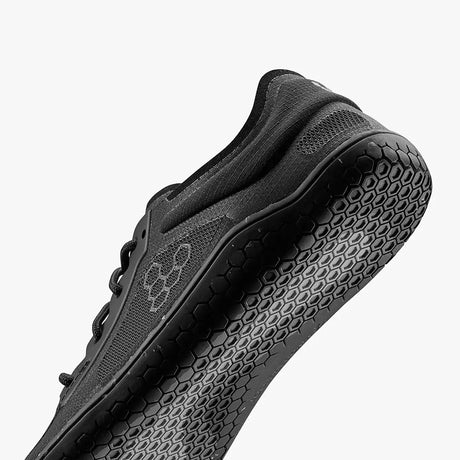 Vivobarefoot Womens Primus Lite 3.5 Barefoot Shoes - Obsidian Black (Lightweight Recycled Runners)