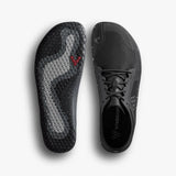 Vivobarefoot Womens Primus Lite 3.5 Barefoot Shoes - Obsidian Black (Lightweight Recycled Runners)