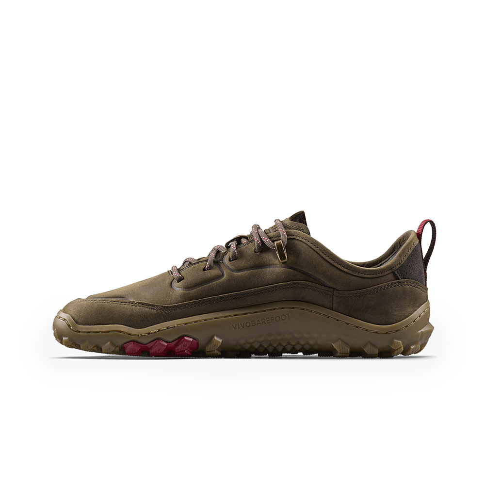 Vivobarefoot Womens Tracker Leather AT Low II Walking Shoes - Bracken Brown
