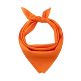 20x Plain Bandana 100% COTTON Head Wrap Durag Bandanna Scarf Mask BULK - Orange