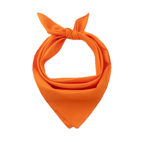 20x Orange Plain Bandana Bulk Pack - 100% Cotton Head Wrap/Durag/Scarf/Mask