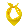 20x Plain Bandana 100% COTTON Head Wrap Durag Bandanna Scarf Mask BULK - Yellow