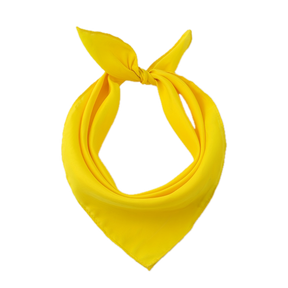 20x Yellow Plain Bandana Bulk Pack - 100% Cotton Head Wrap/Durag/Scarf/Mask