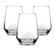 3x 400ml Crown Summit Highball Tumbler Glass Set - Clear (Water/Juice/Cocktail Glassware)