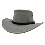 Jacaru 1065 Ranger Unisex Vegan Leather Hat - UPF 50+ (Made in Australia)