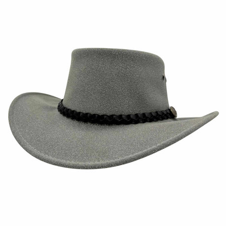 Jacaru 1065 Ranger Unisex Vegan Leather Hat - UPF 50+ (Made in Australia)