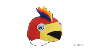 55cm Parrot Animal Hat - Australian Costume Accessory (Felt w/ Elastic Chin Strap)