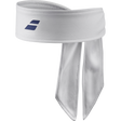 Babolat Tennis Tie Headband in White/Sodalite Blue