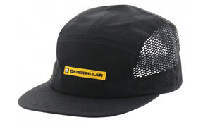 Caterpillar AO Print Snapback Baseball Cap - Pitch Black (Skate Surf Hat)