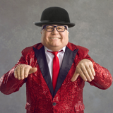 6x BOWLER HAT Party Vintage Costume Derby Felt Dance Halloween Bulk in Black